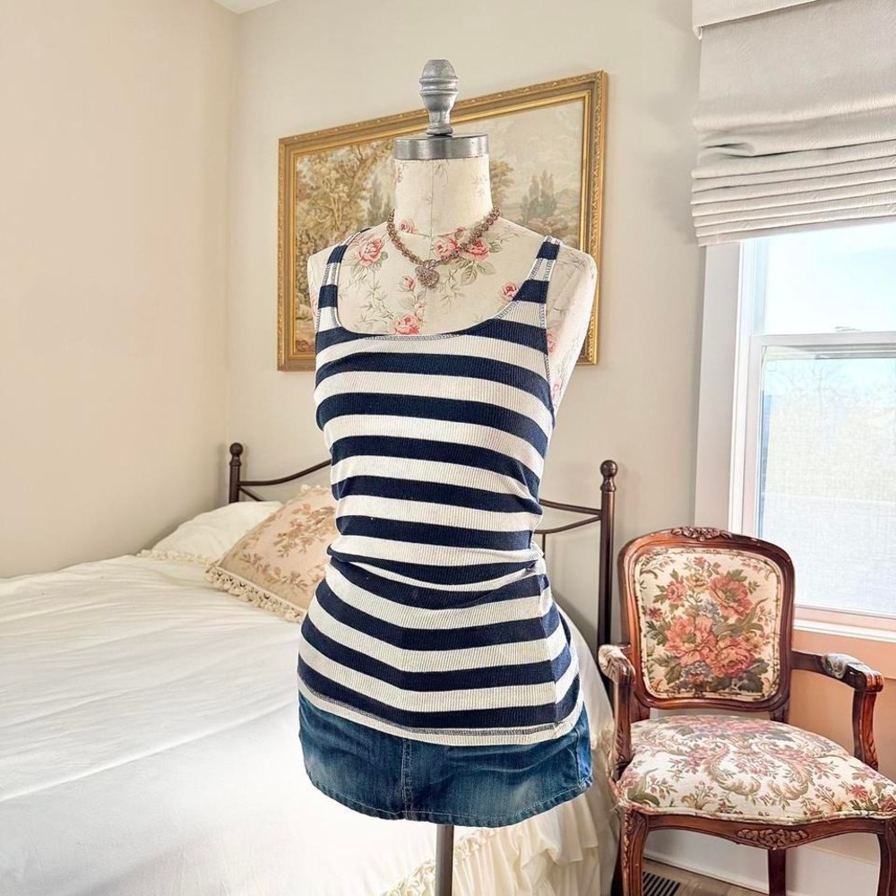 striped tank top love small striped ribbed cami